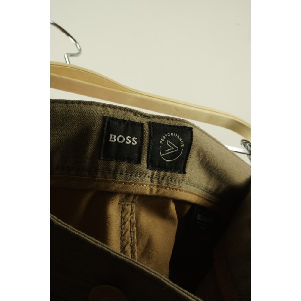 Hugo Boss Delaware Crop Performance Slim Fit Men's 38 x 32 Brown 5 Pocket Pants - Picture 6 of 11